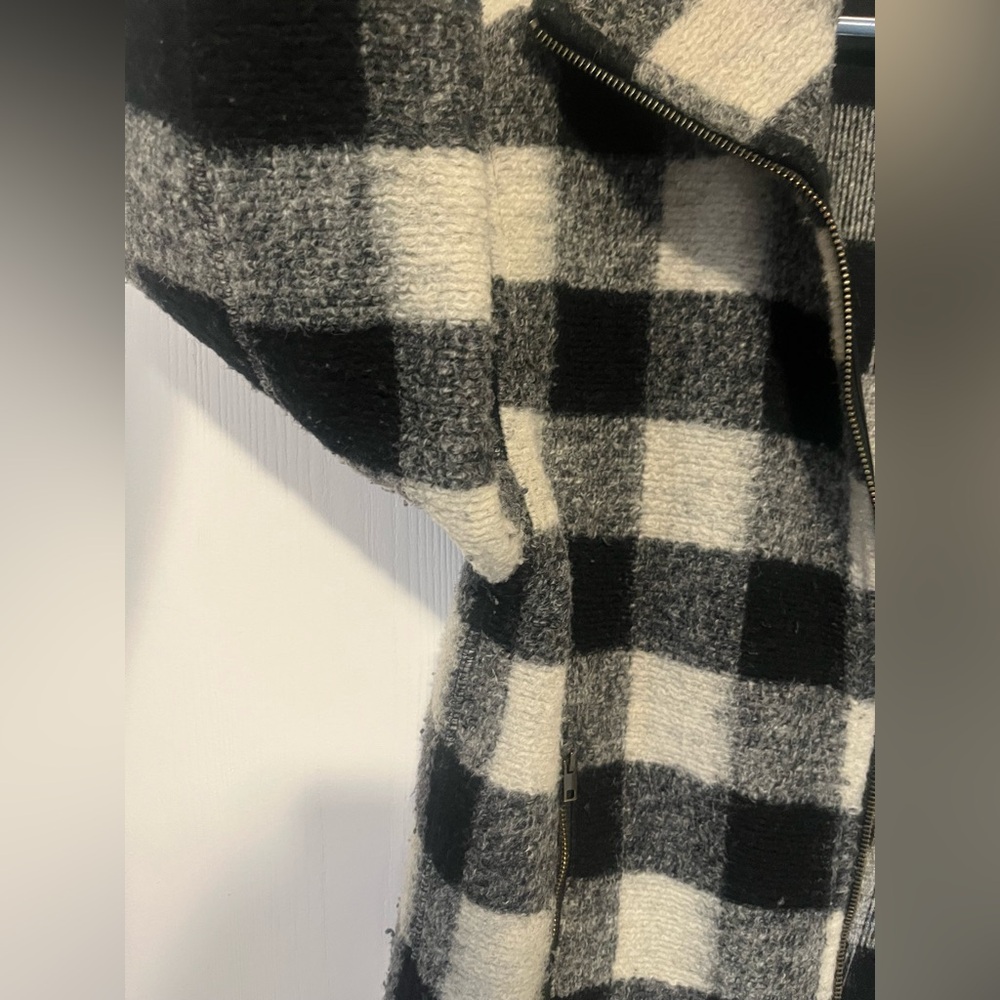 EUC | Roots | Buffalo Plaid Wool Blend Coat - Picture 11 of 13
